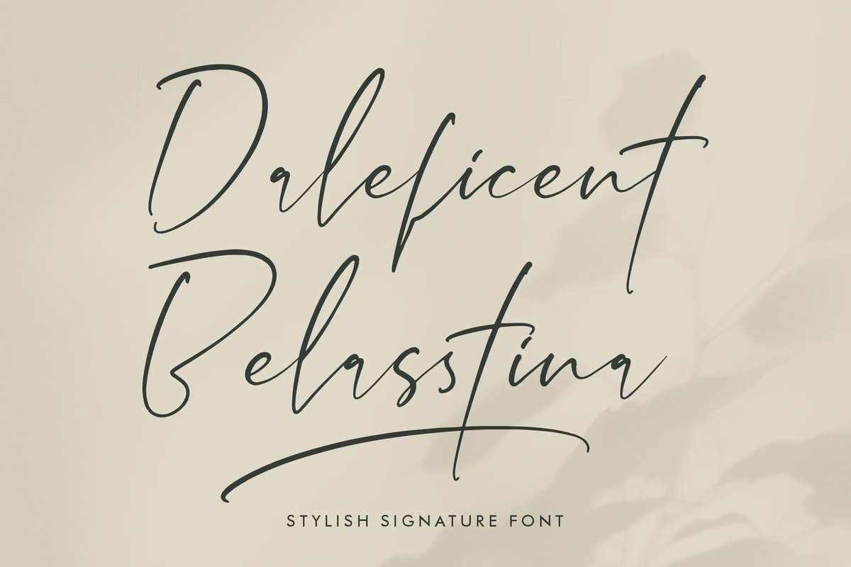 Font Daleficent Belasstina
