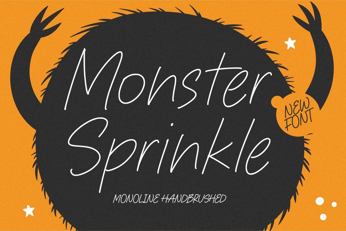 Font Monster Sprinkle