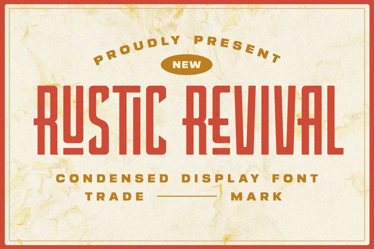 Font Rustic Revival