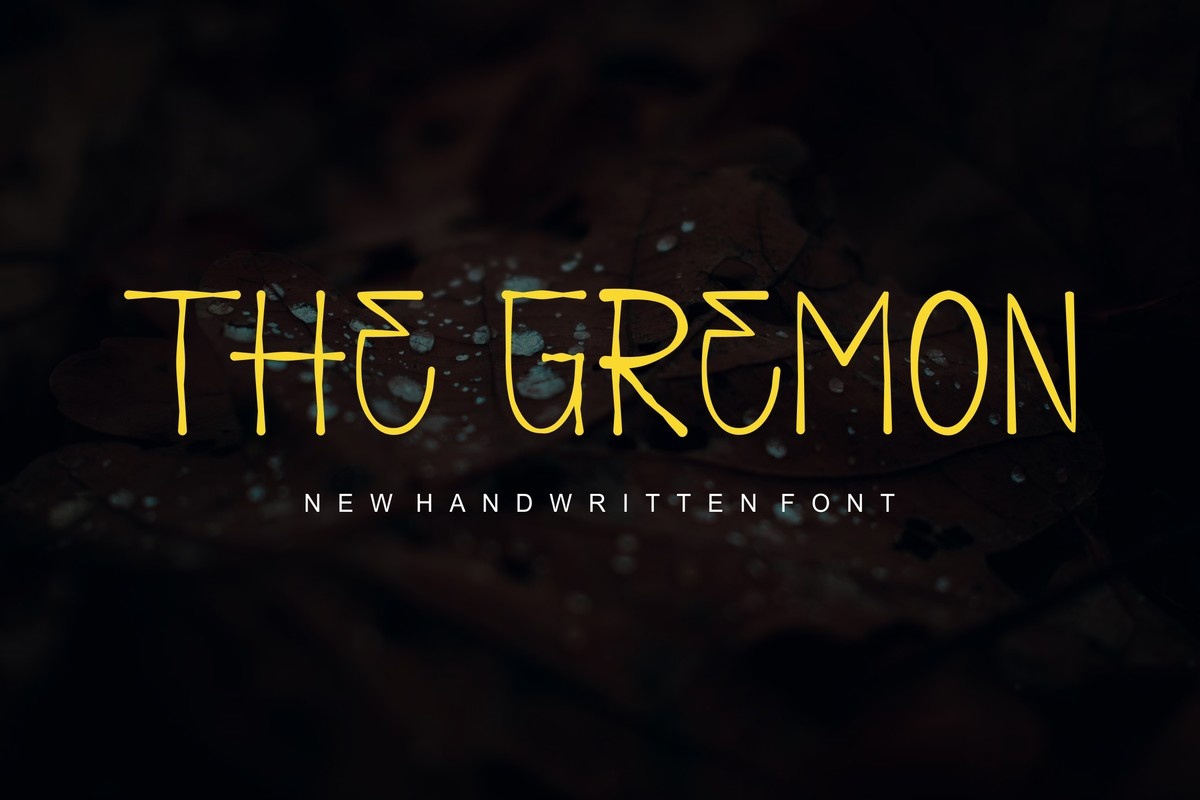Font The Gremon