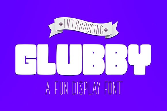 Font Glubby