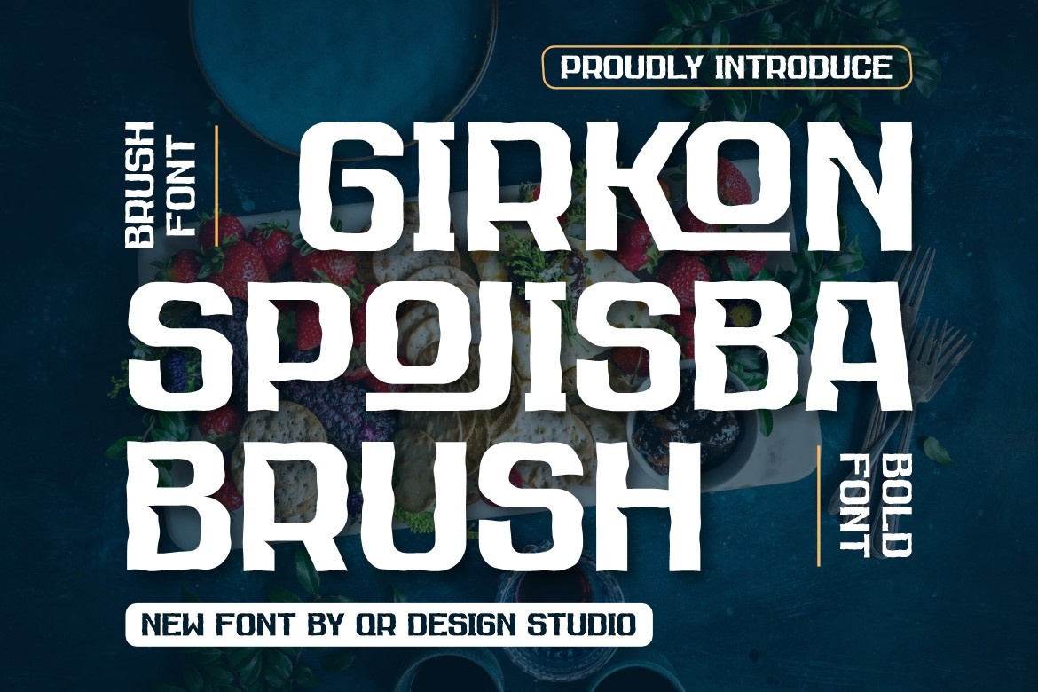 Font Girkon Spojisba Brush