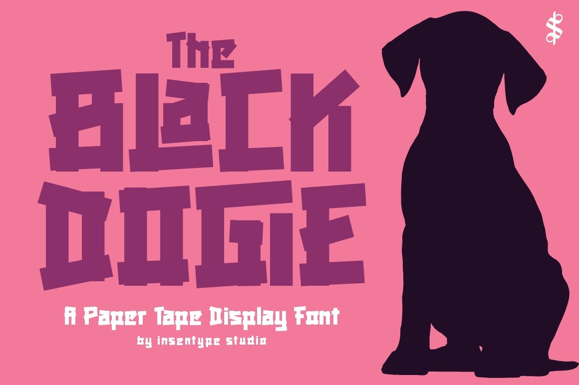 Font Black Dogie