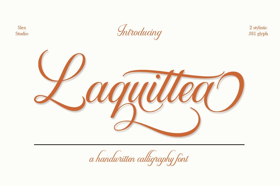 Font Laquittea