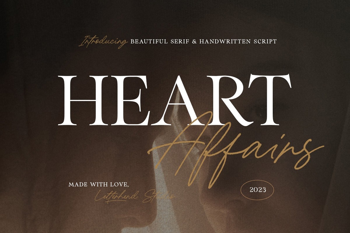 Font Heart Affairs