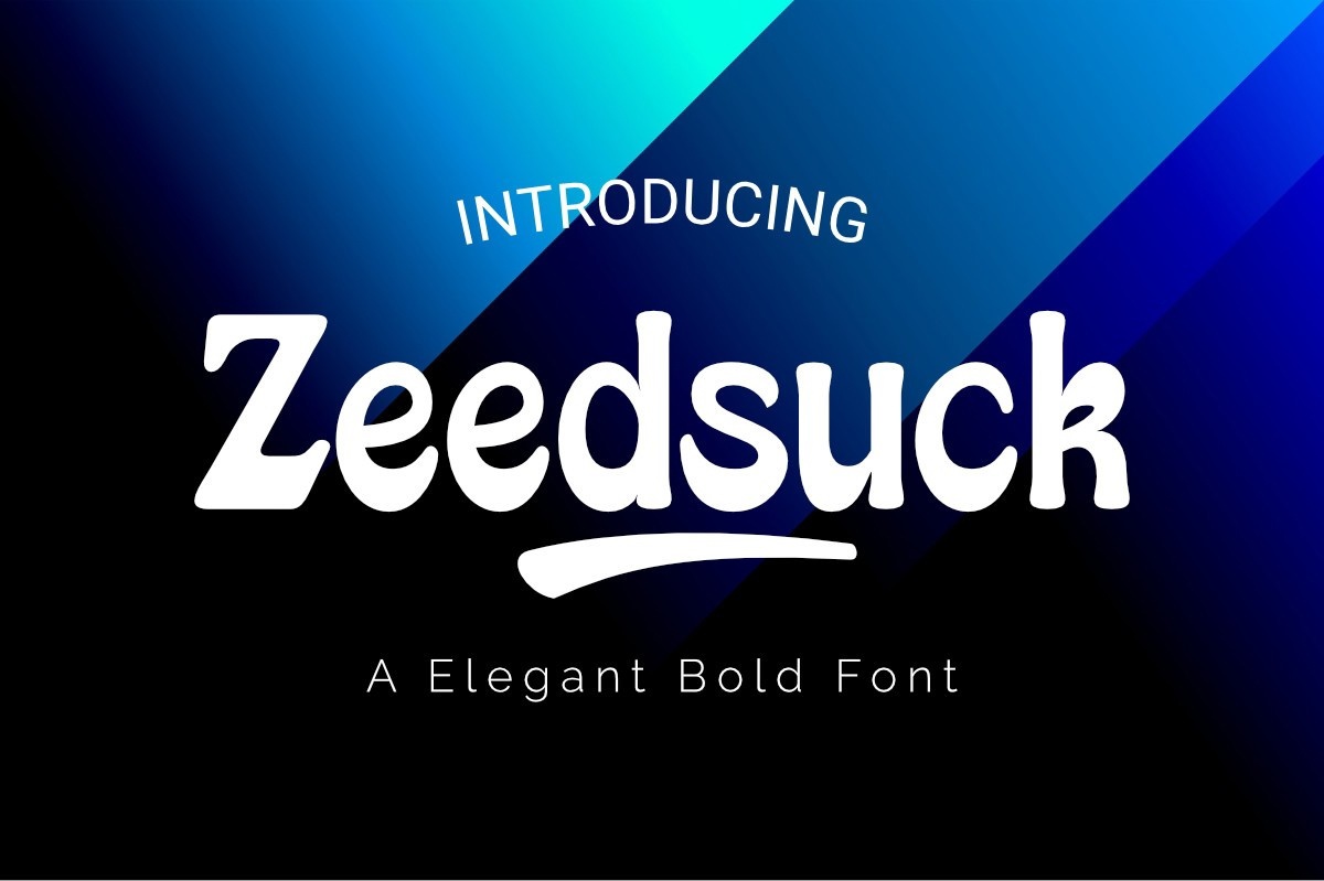 Font Zeedsuck