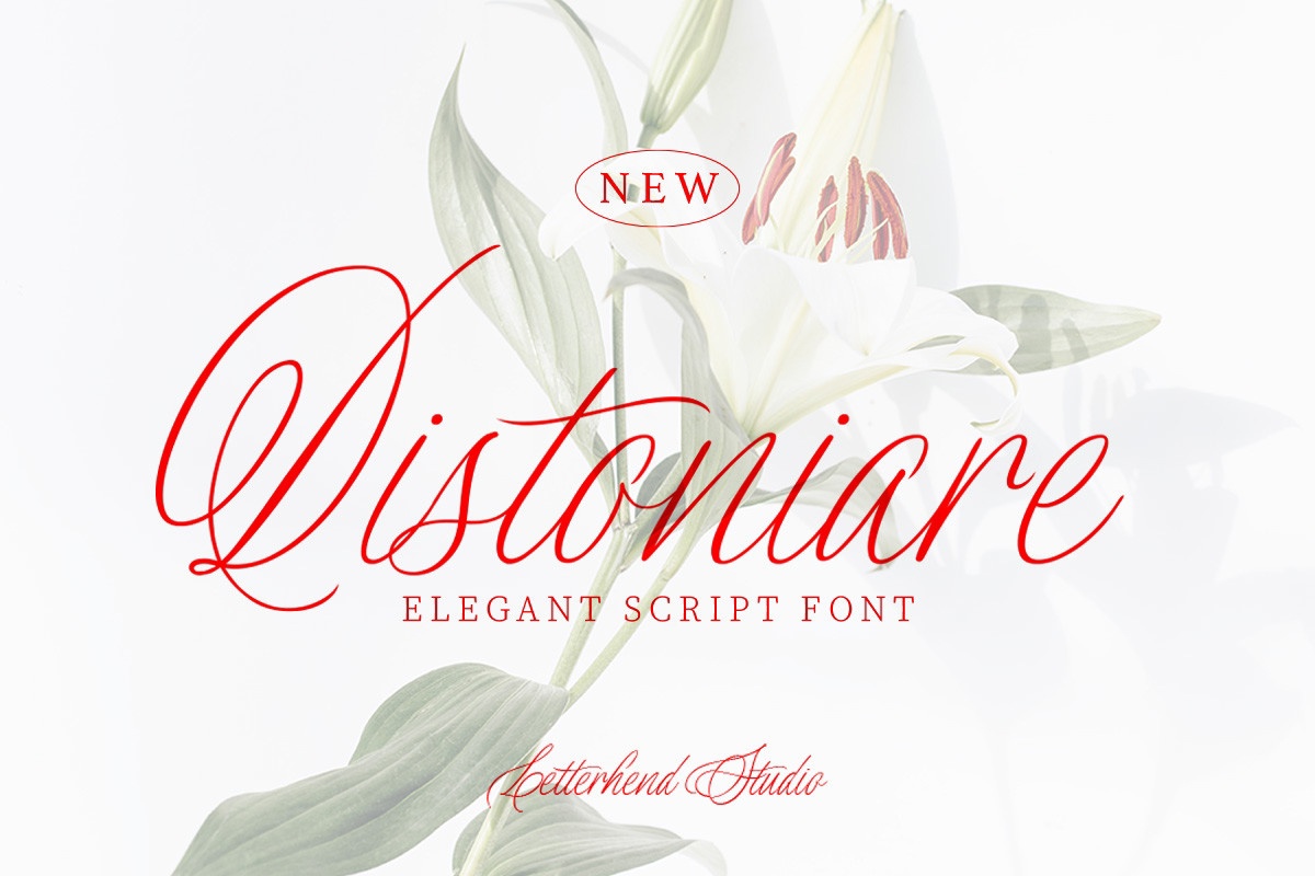 Font Distoniare Script