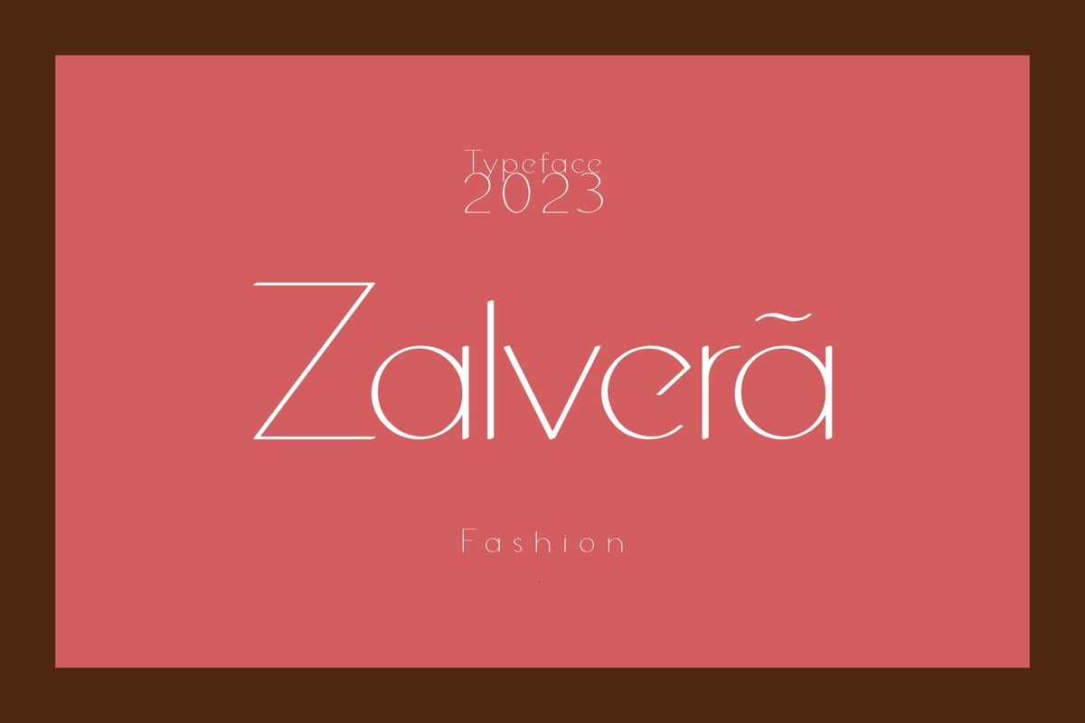 Font Hots Zalvera