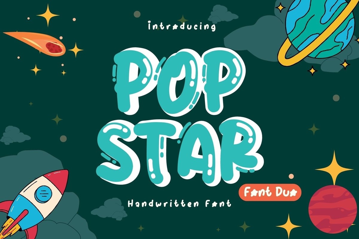Font Pop Star