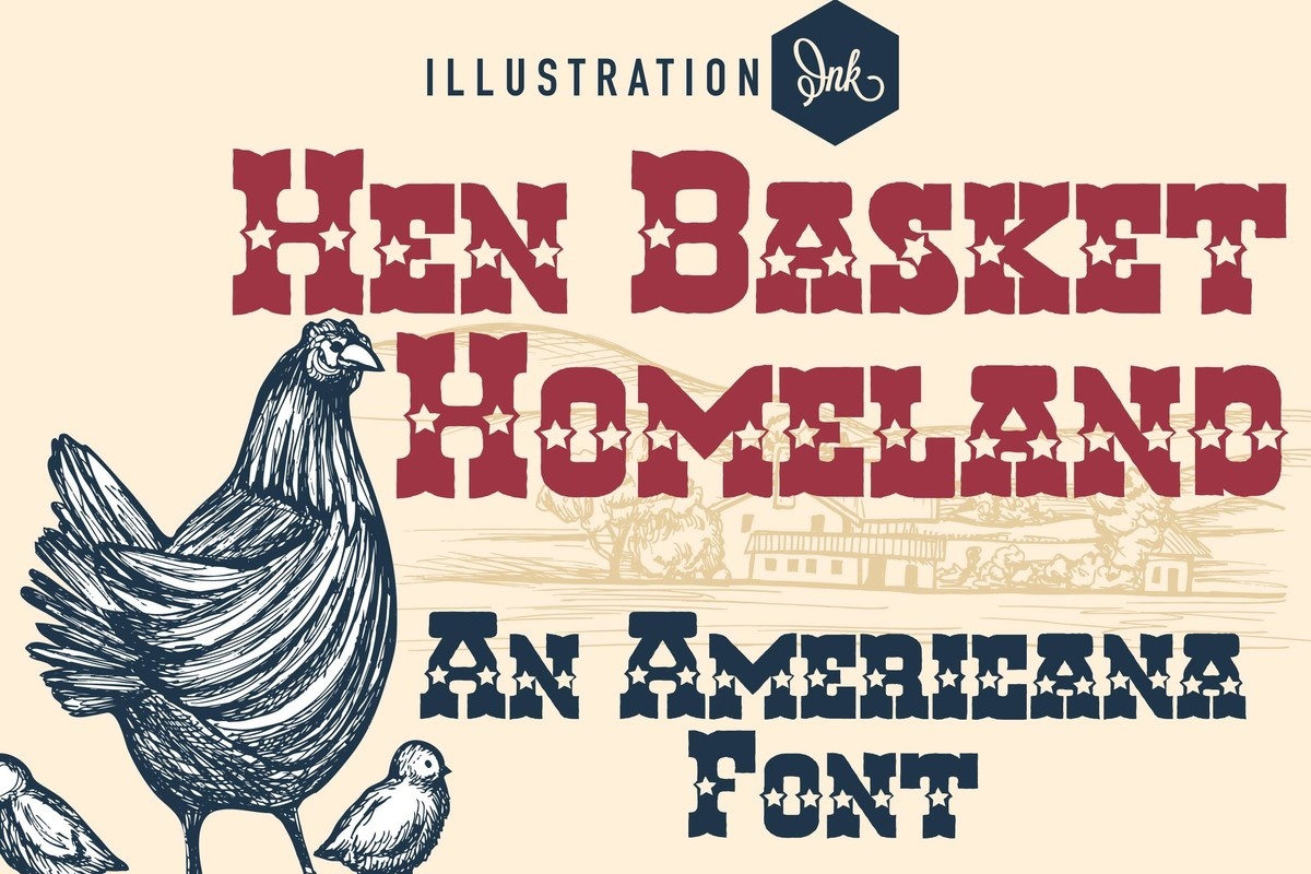 Font Hen Basket Homeland