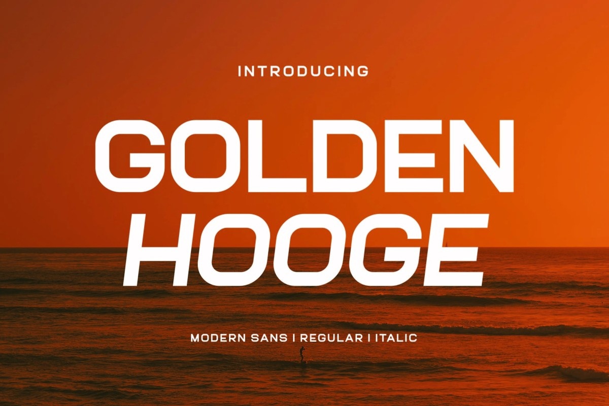 Font Golden Hooge