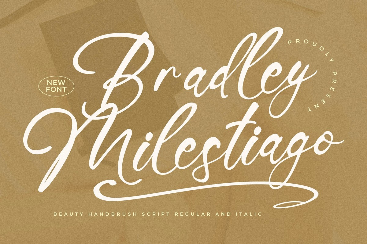 Font Bradley Milestiago