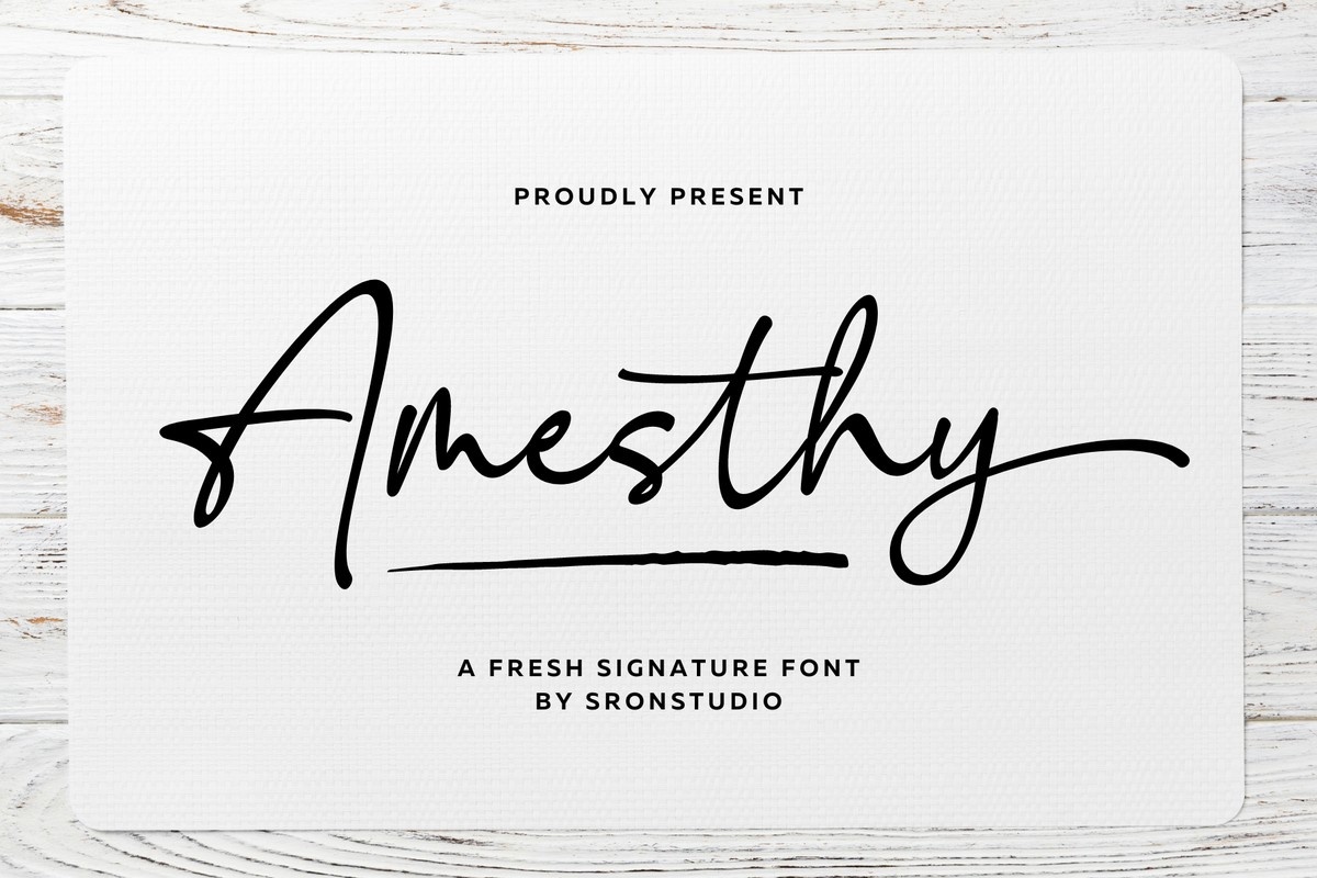 Font Amesthy