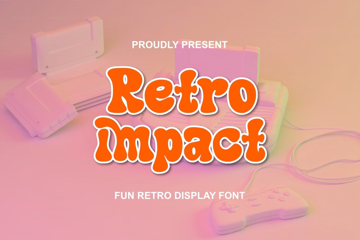 Font Retro Impact