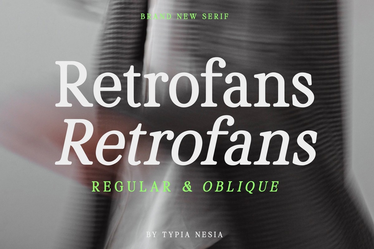 Font Retrofans