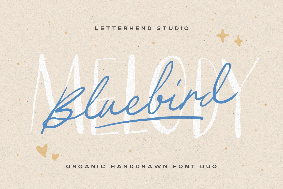 Font Bluebird Melody