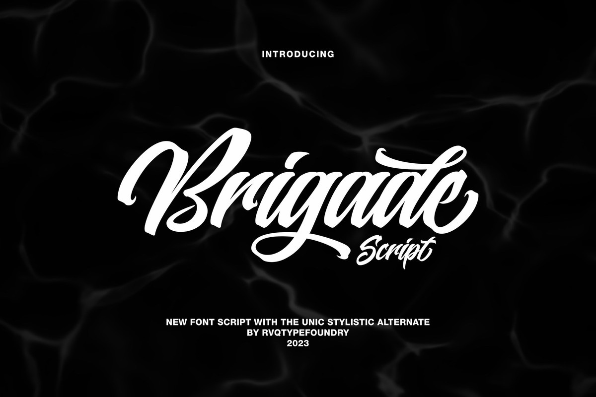 Font Brigade Script