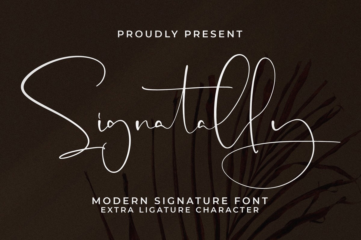 Font Signatally