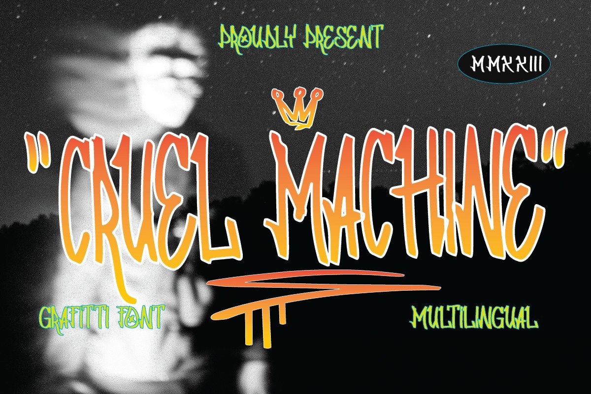 Font Cruel Machine
