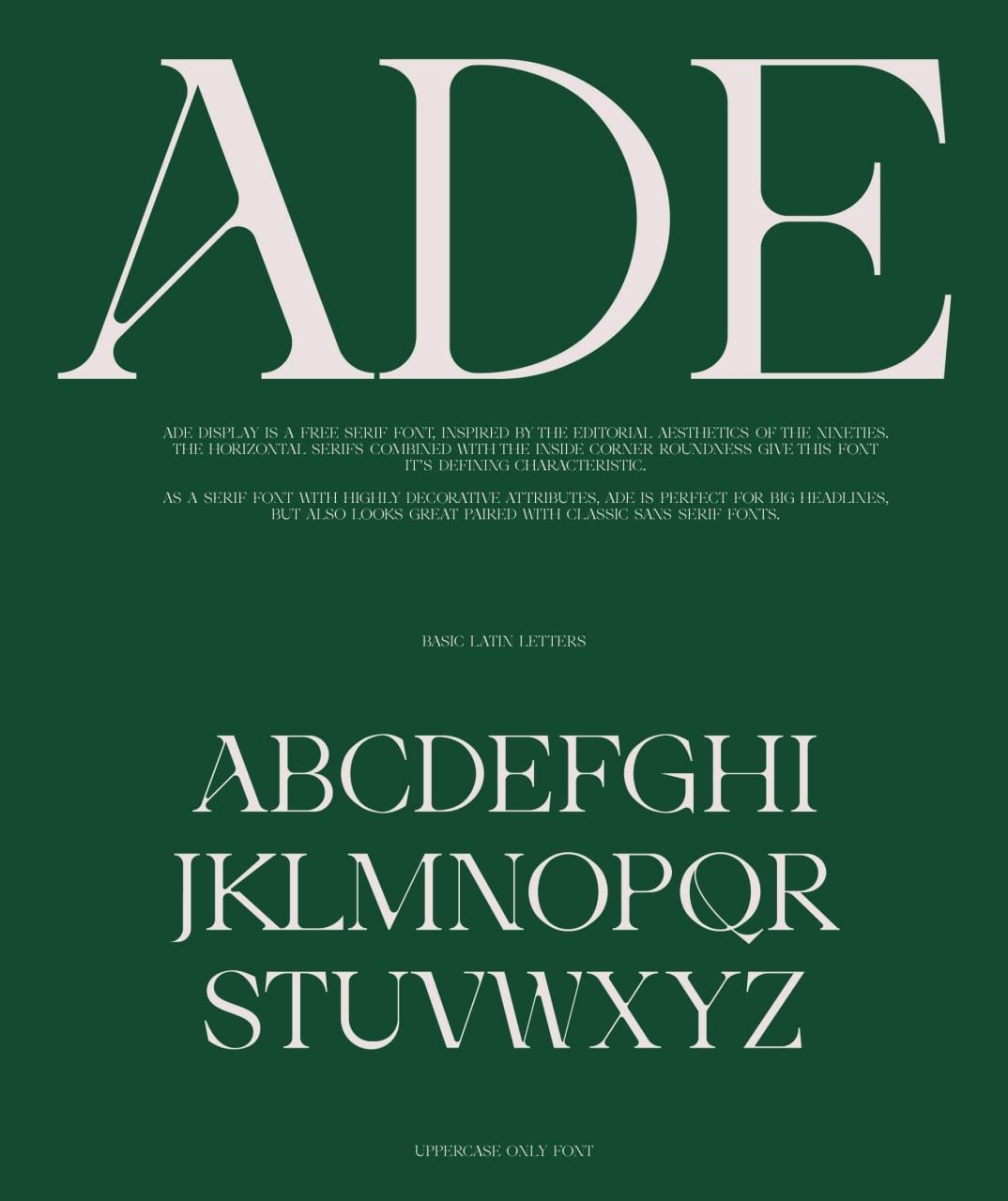 Font Ade Display