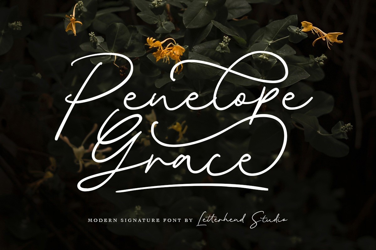 Font Penelope Grace