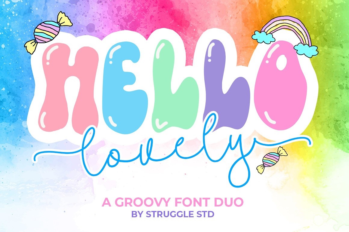 Font Hello Lovely