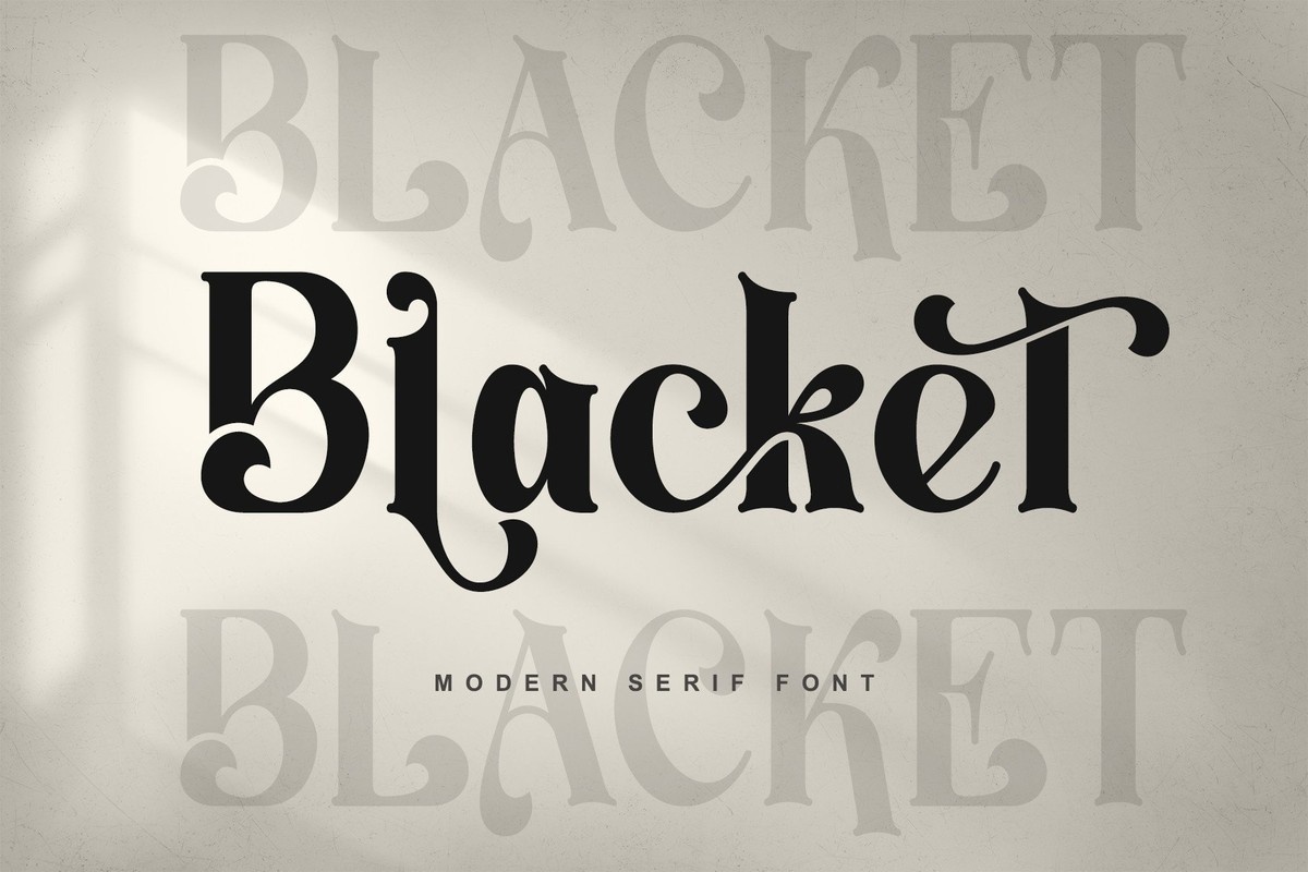 Font Blacket