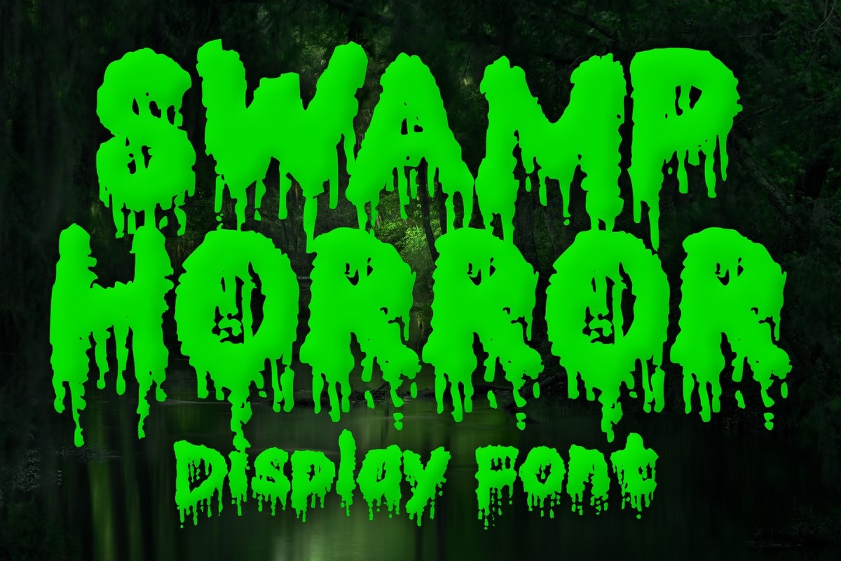 Font Swamp Horror