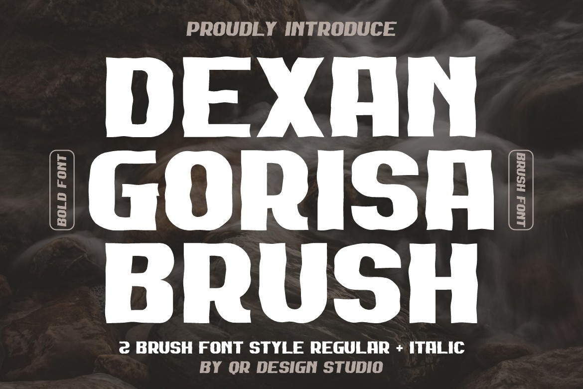 Font Dexan Gorisa Brush