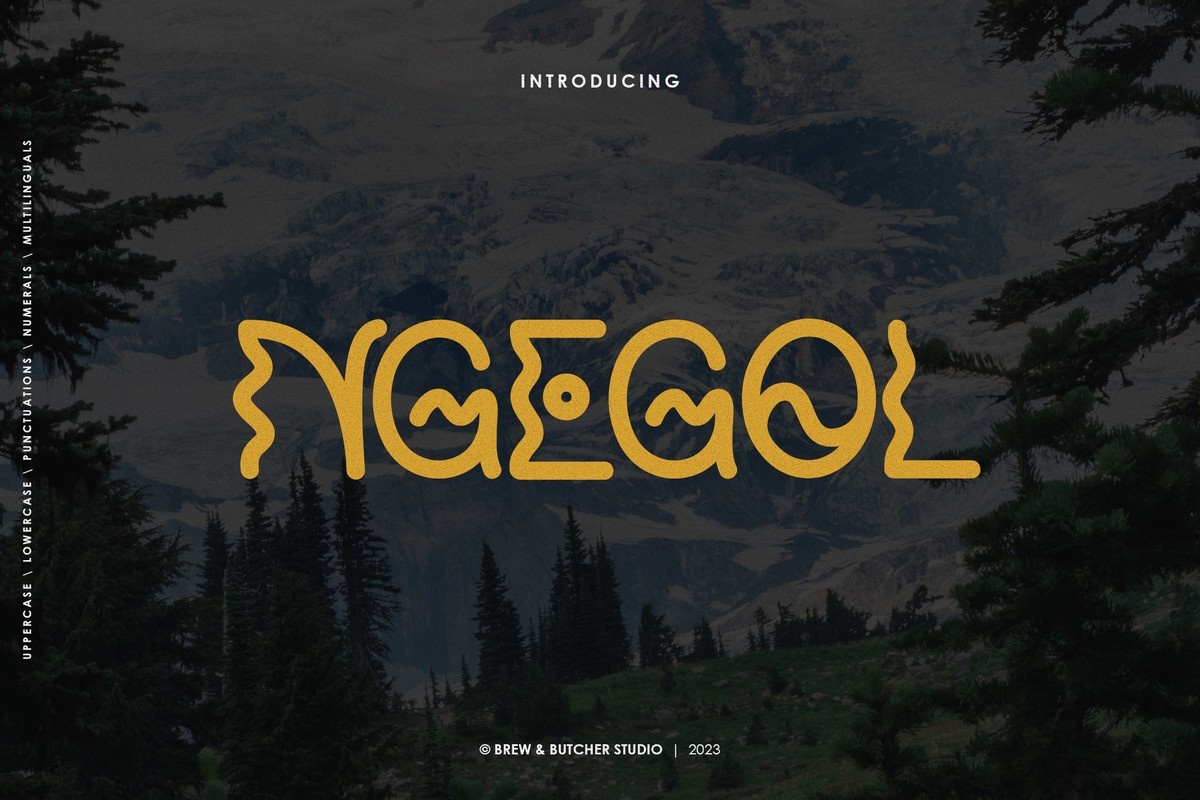 Font Ngegol