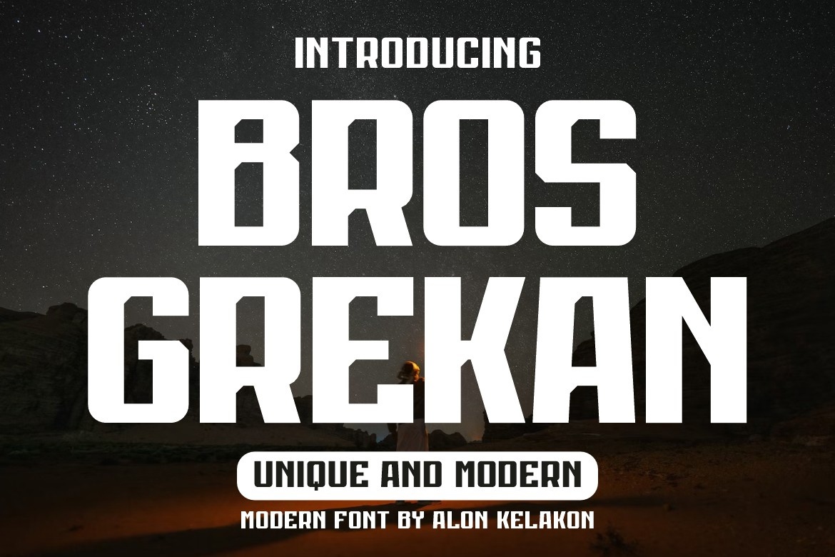 Font Bros Grekan