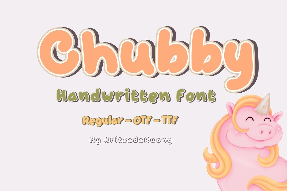 Font Chubby