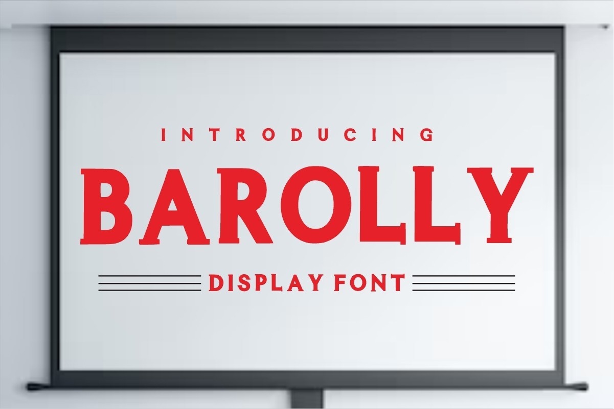 Font Barolly