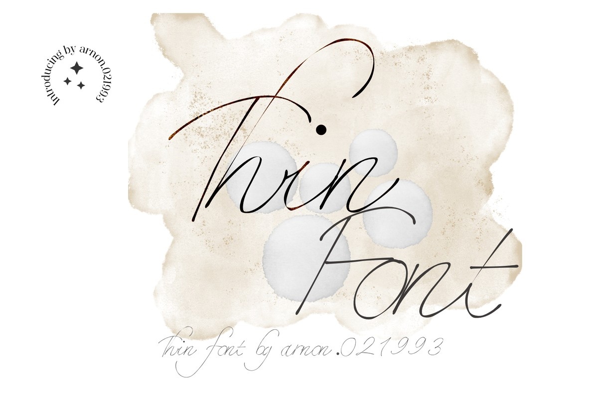 Font Thin