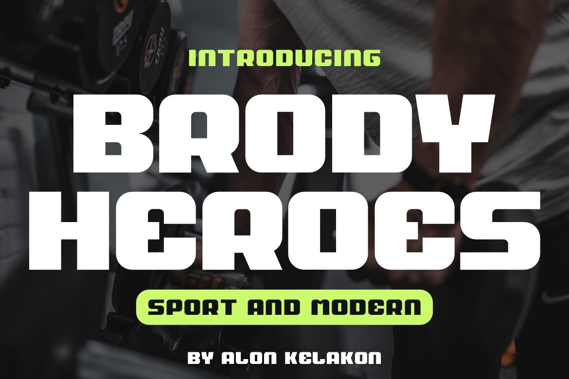 Font Brody Heroes
