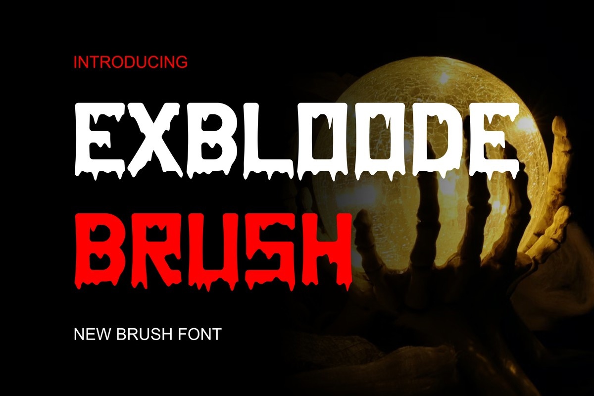 Font Exbloodebrush
