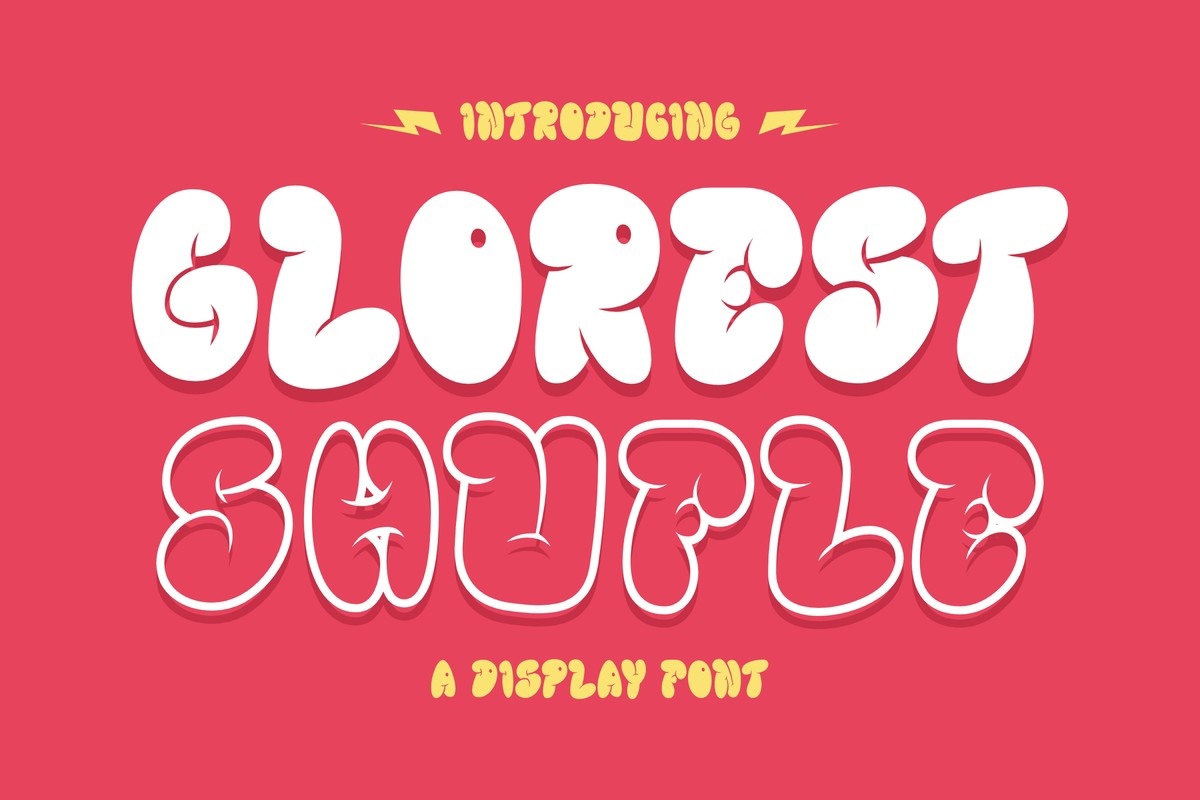 Font Glorest Shufle