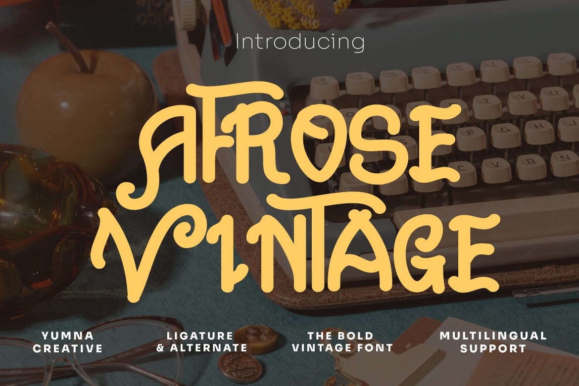 Font Afrose Vintage
