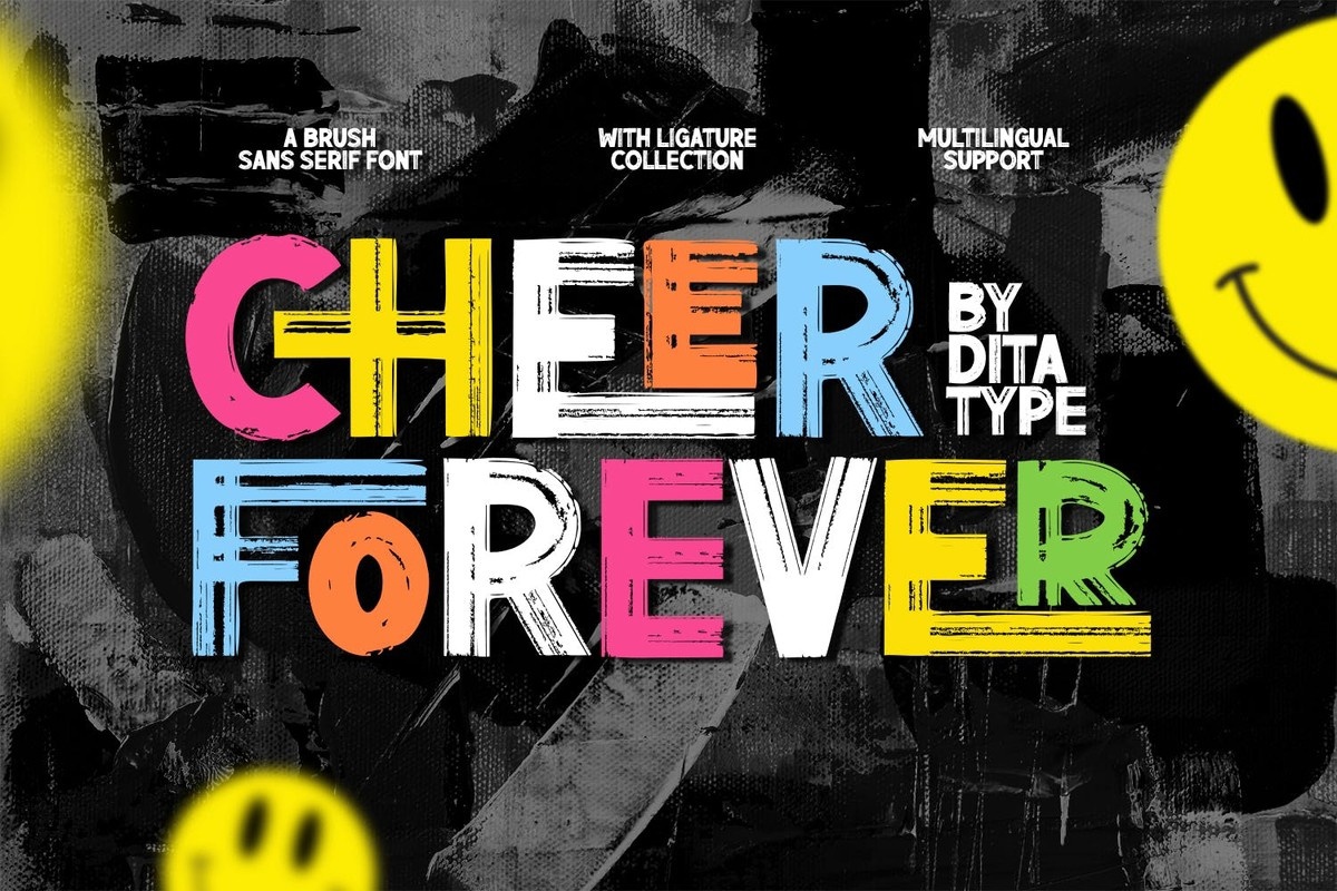 Font Cheer Forever