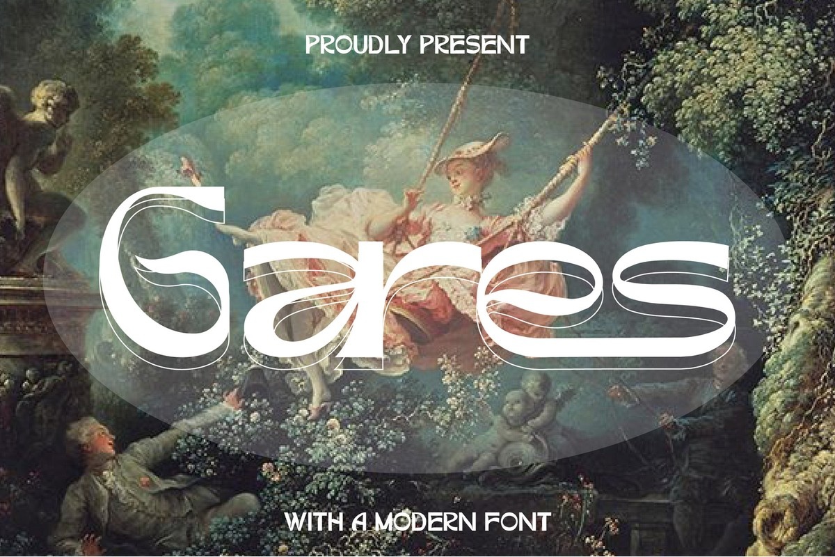 Font Gares Modern Sans