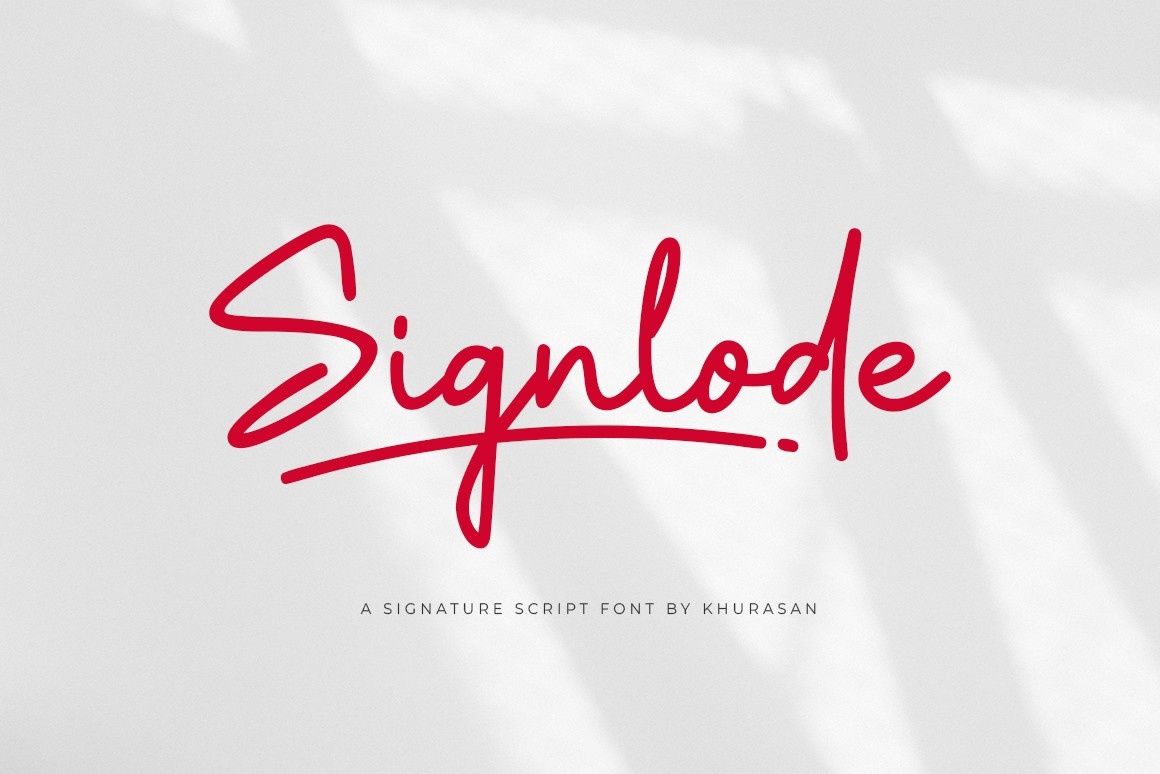 Font Signlode