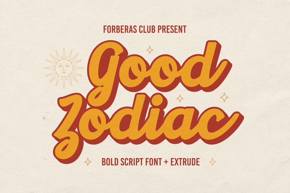 Font Good Zodiac