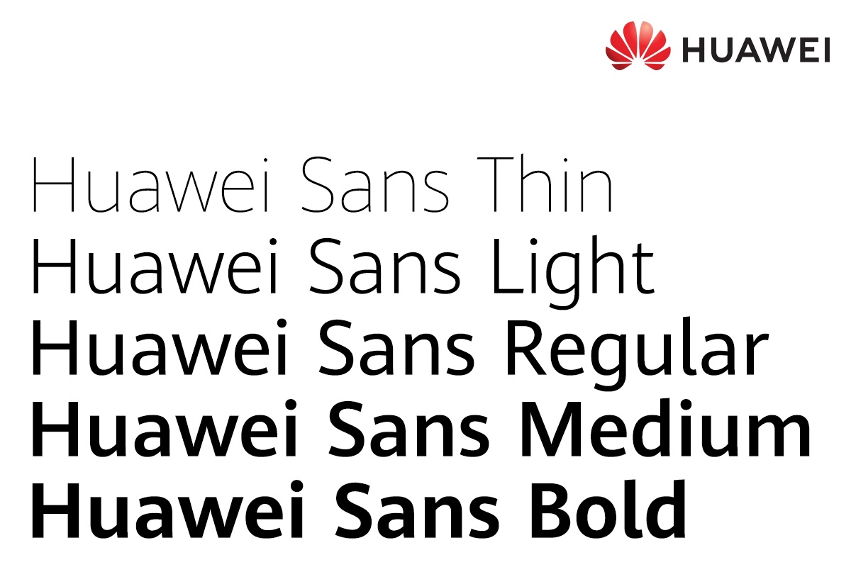 Font Huawei Sans