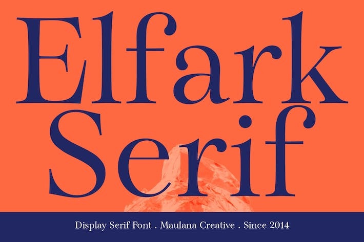 Font Elfark Serif