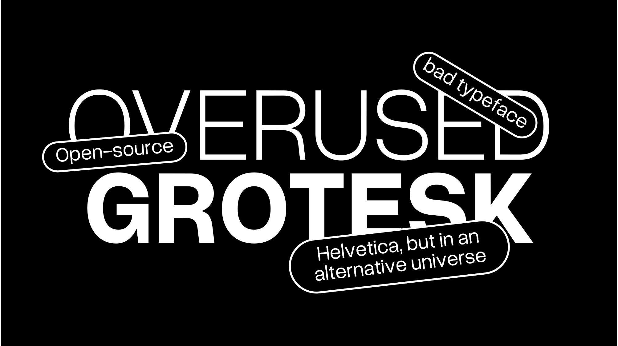 Font Overused Grotesk