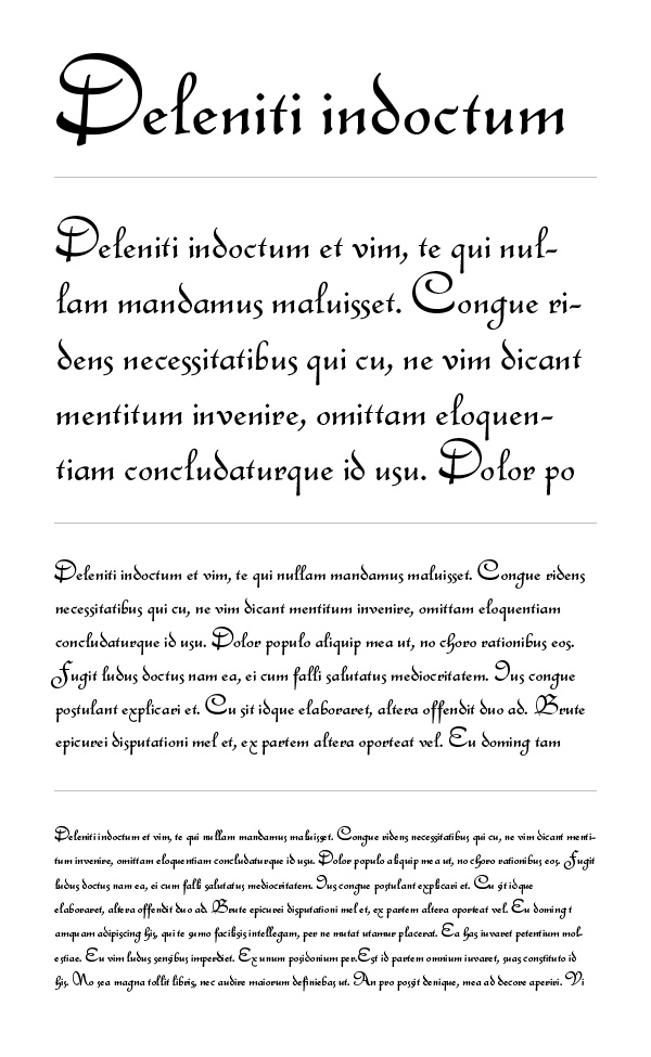 Font Civilite