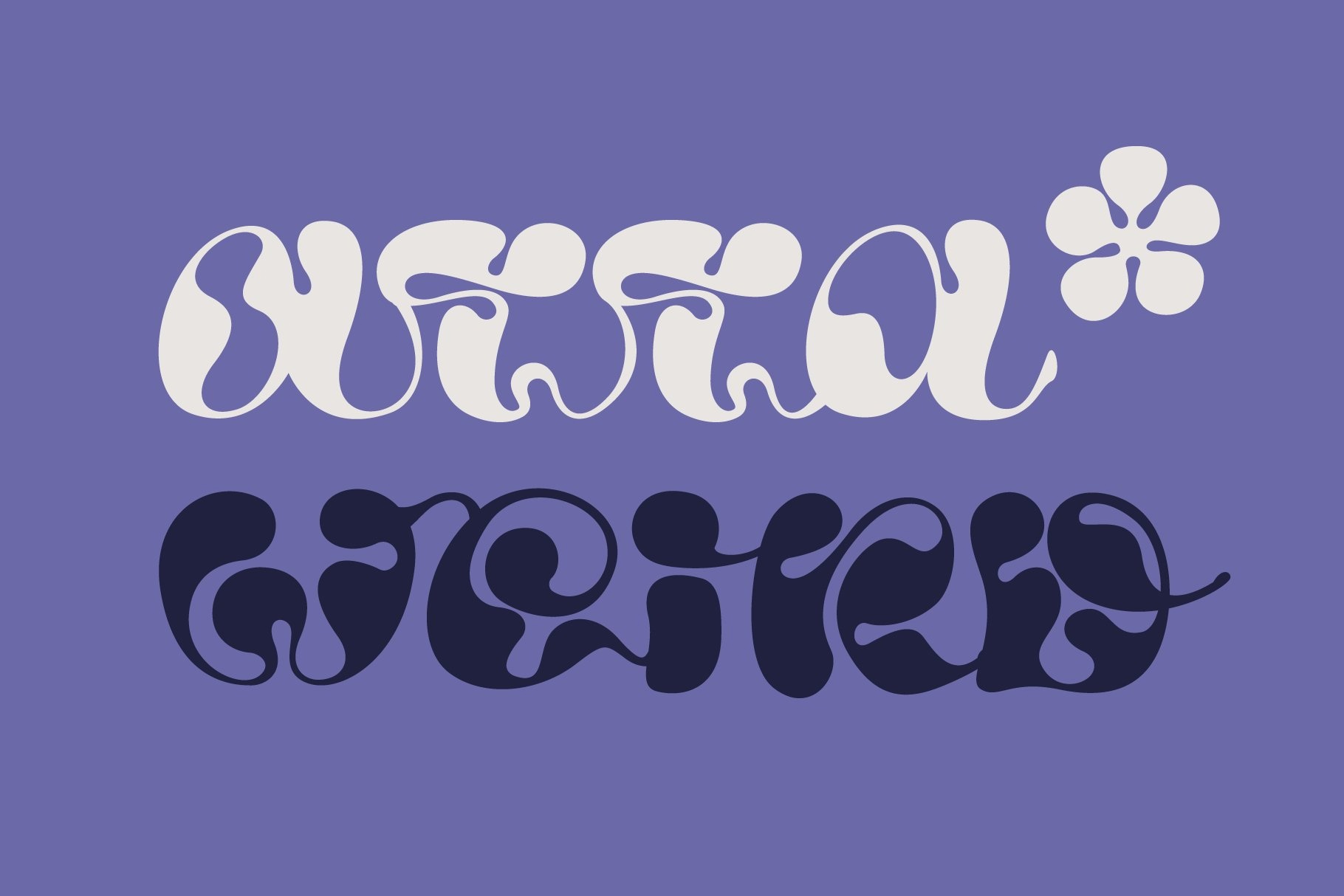 Font Atta Weird script
