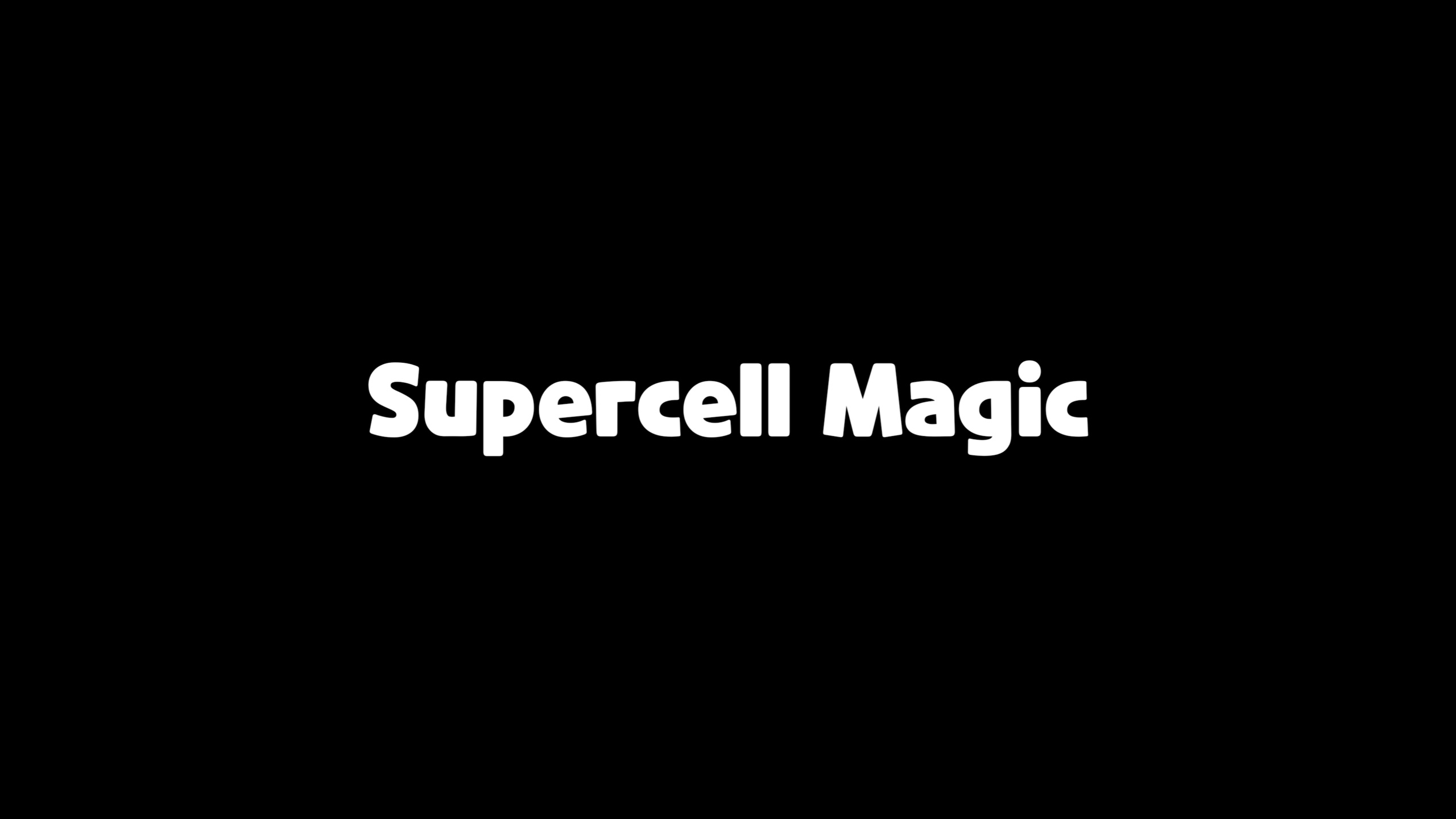 Font SUPERCELL MAGIC
