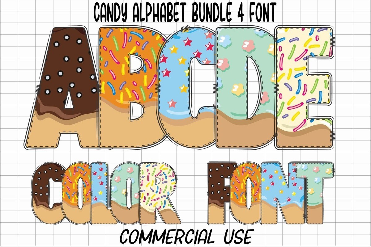 Font Candy Alphabet