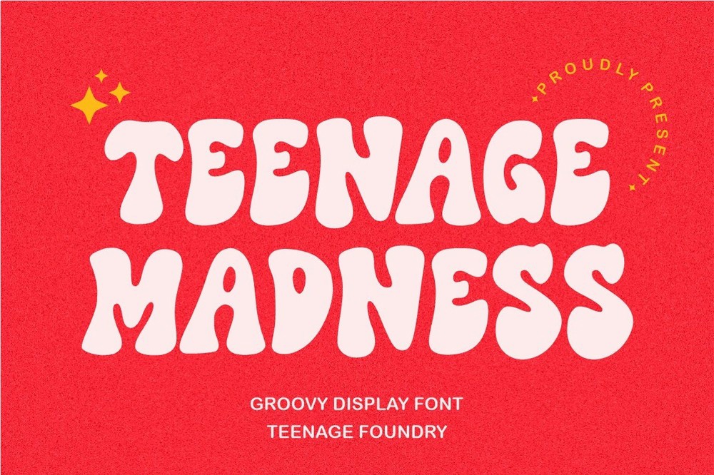 Font Teenage Madness